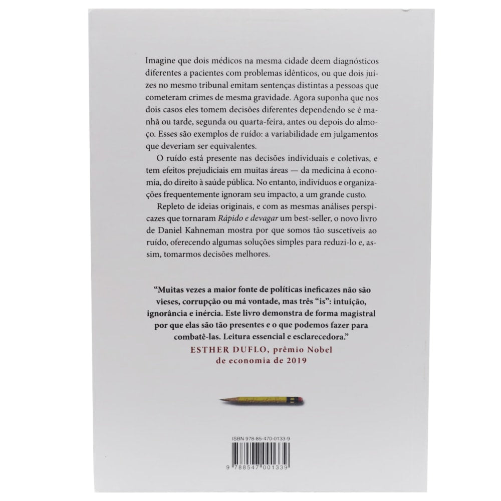 Ruído | Daniel Kahneman | Olivier Sibony | Cass R Suntein