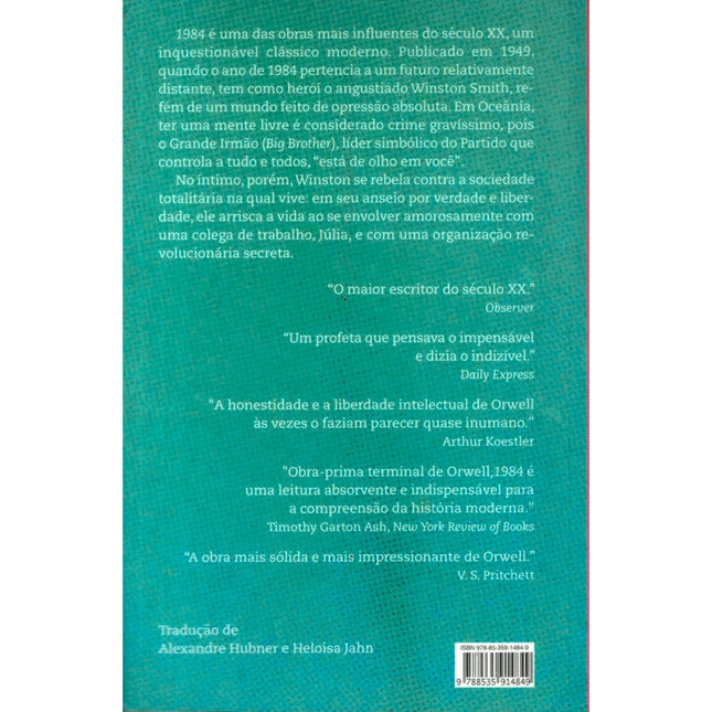 1984 | George Orwell | Companhia das Letras