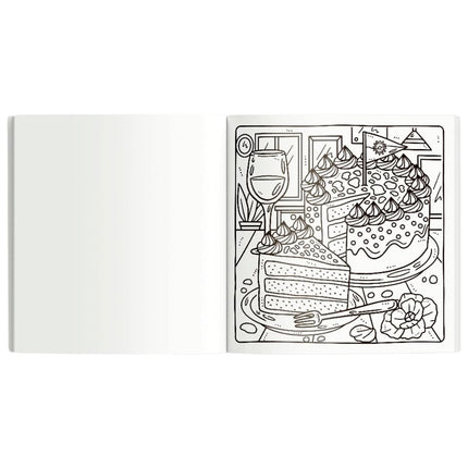 Cute & Comfy | Coloring Book for Adults 02 | Bold-Easy
