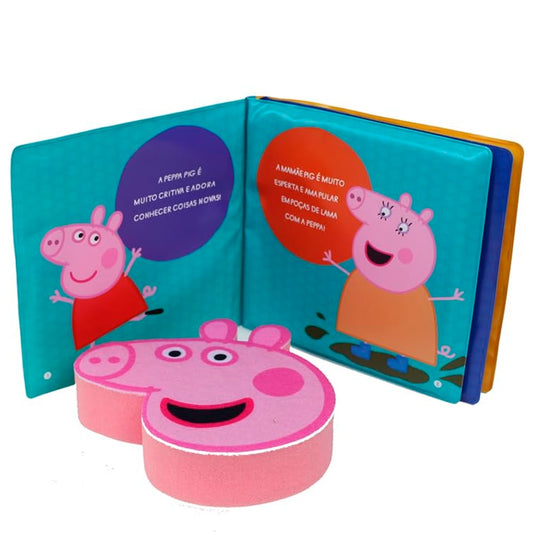 Peppa Pig | Livro e Esponja de Banho