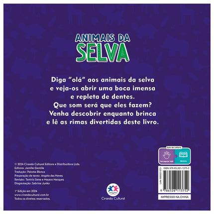 Toque, Sinta e Sorria | Animais da Selva