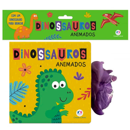Dinossauros Animados | Livro de Banho | Com Dinossauro Para Brincar