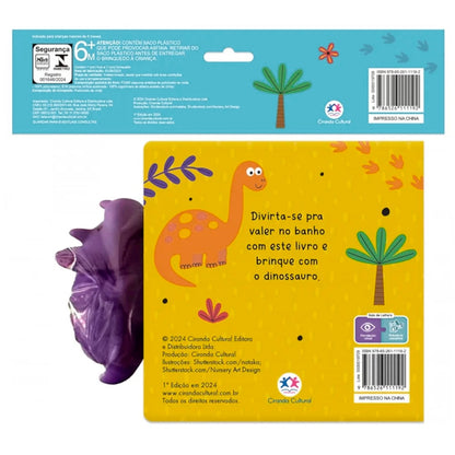 Dinossauros Animados | Livro de Banho | Com Dinossauro Para Brincar