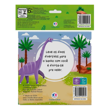 Dinos Divertidos | Livro de Banho