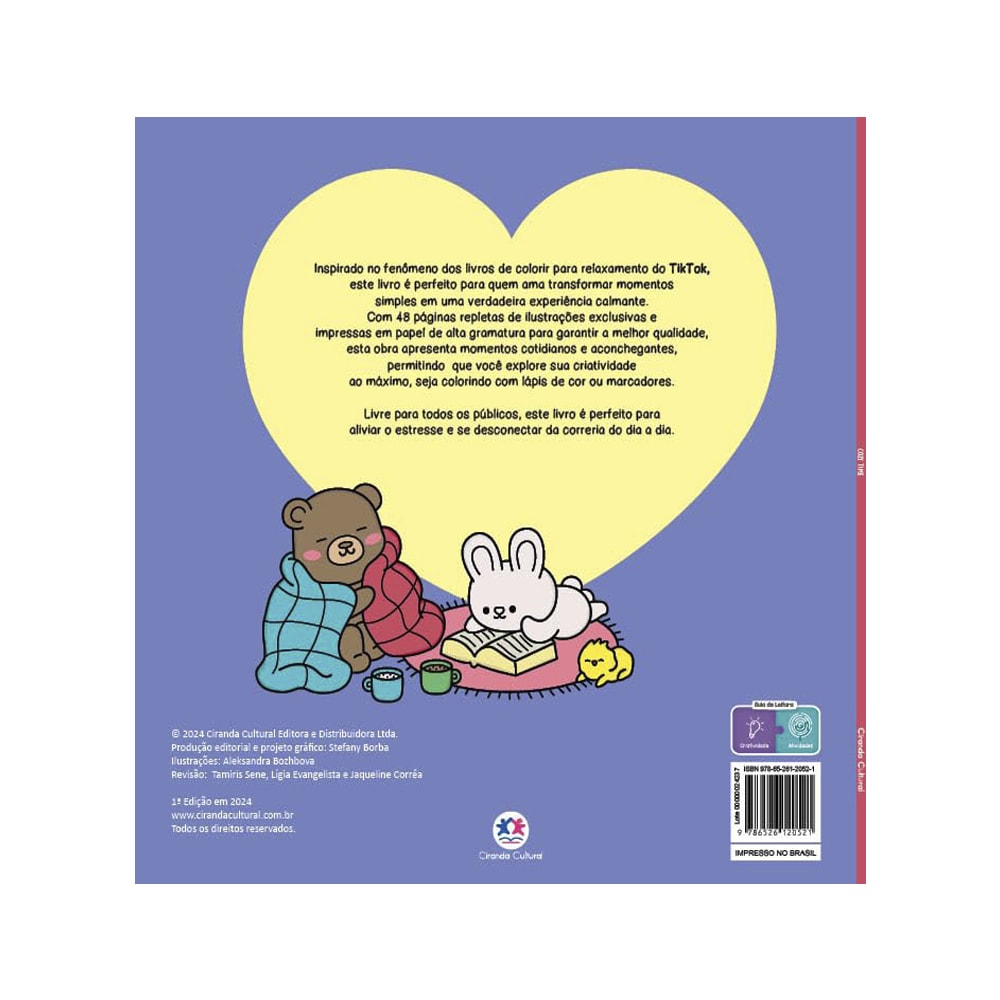 Cozy Time | Livro de Colorir