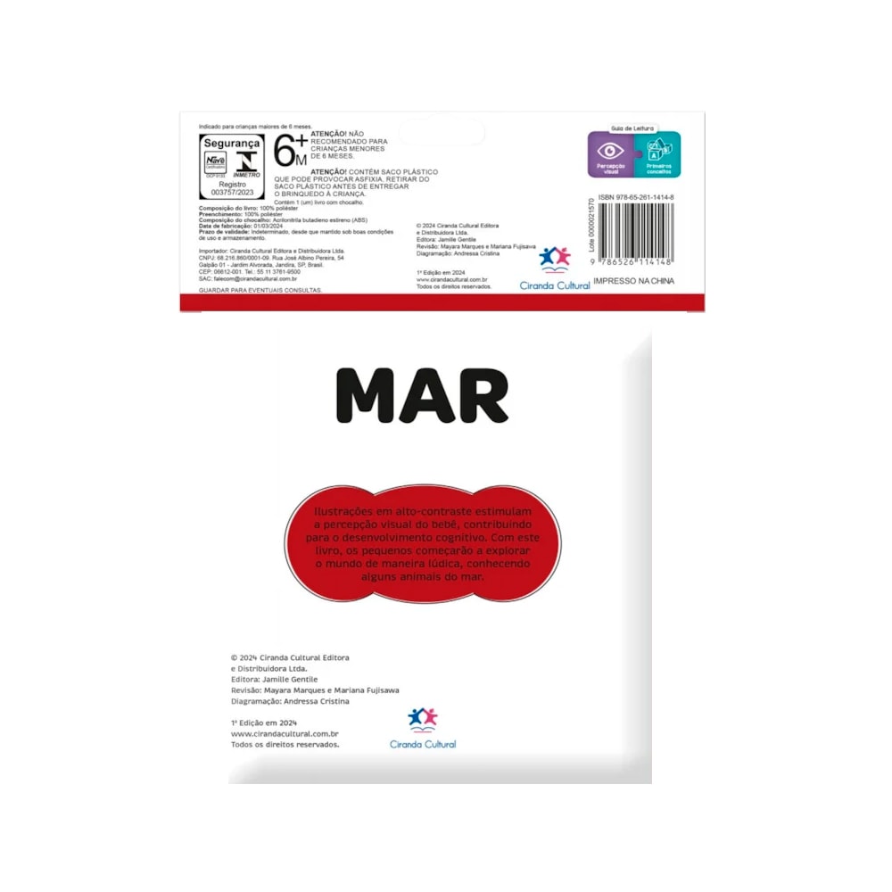 Mar | Livro de Pano | Chocalho