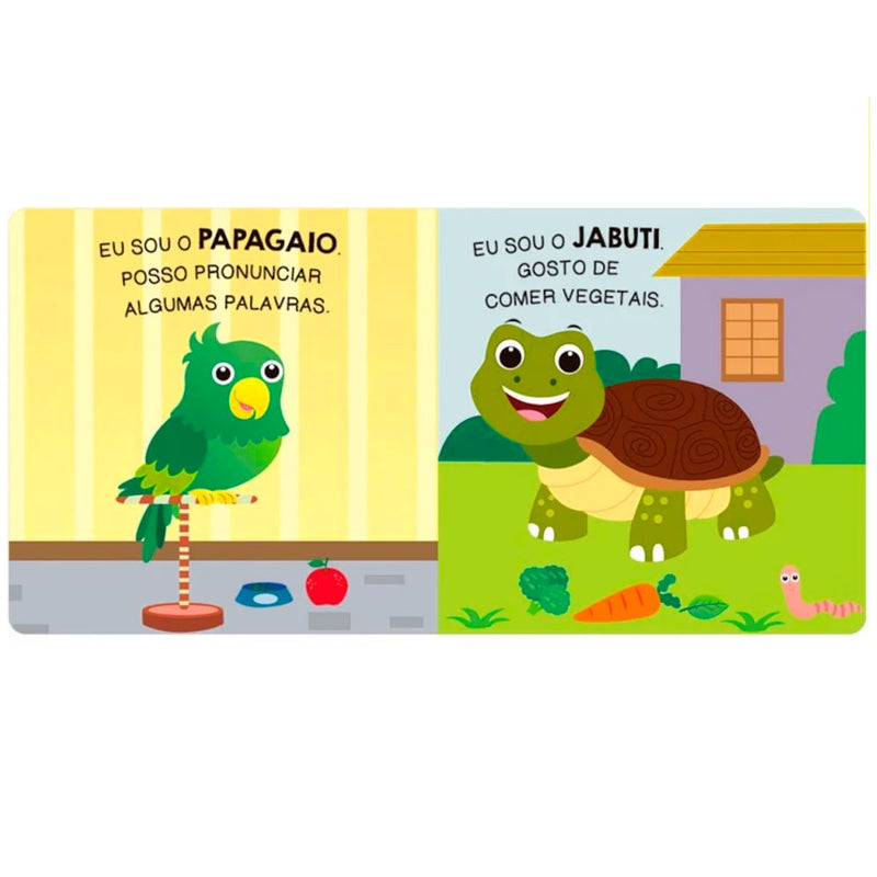 Animais de Estimação | Livro Banho | Com 2 Brinquedos