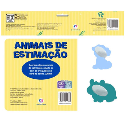 Animais de Estimação | Livro Banho | Com 2 Brinquedos