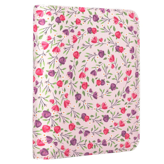Meu Plano Perfeito | Capa Couro-Soft Florecer Com Zíper