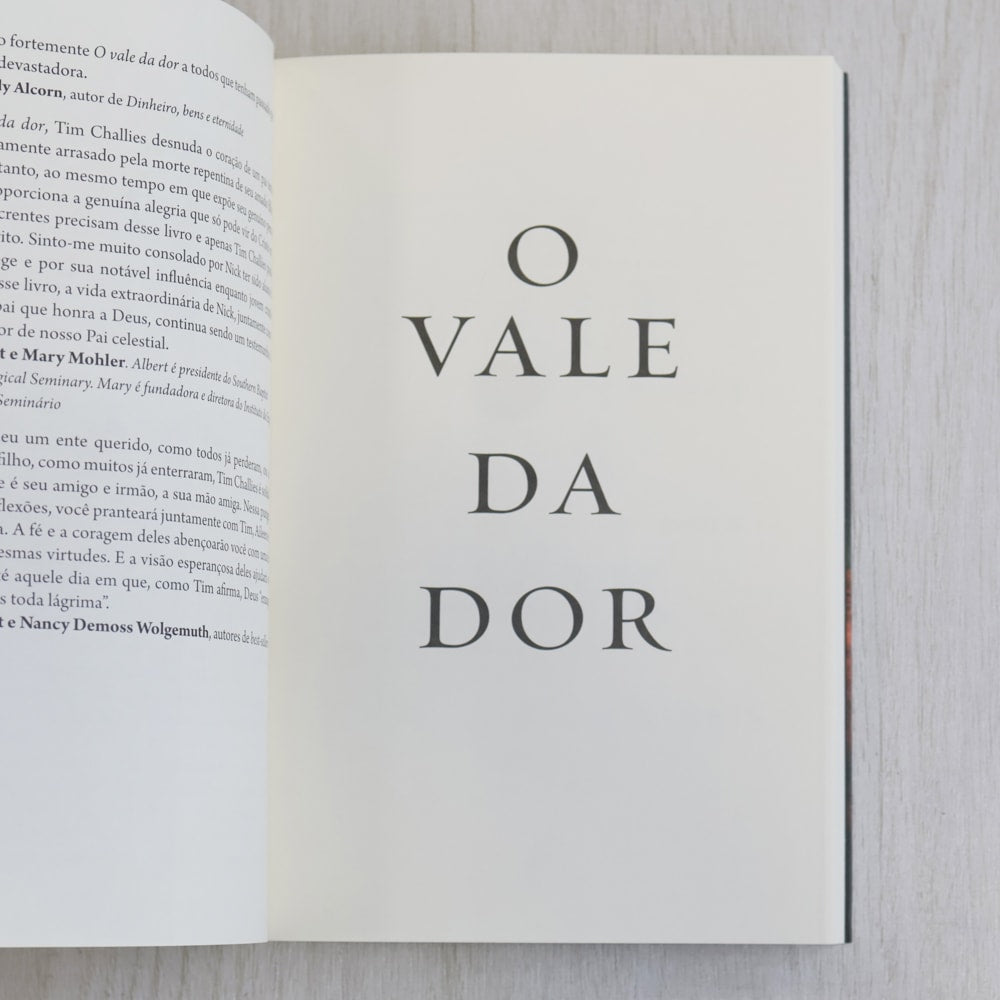 O Vale da Dor | Tim Challies