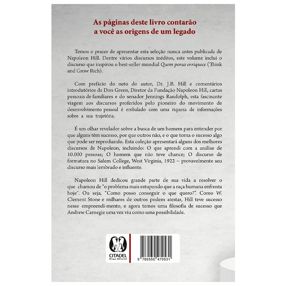 Quem Assiste Enriquece | Napoleon Hill