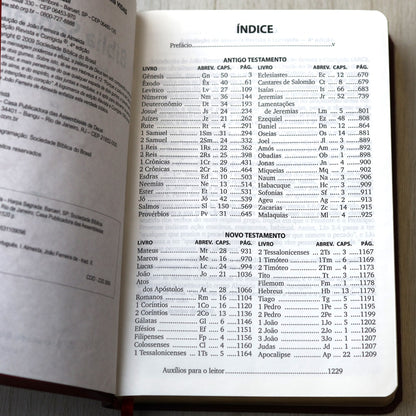 Bíblia Sagrada com Harpa Cristã | ARC | Letra Grande | Capa Luxo Floral Vinho