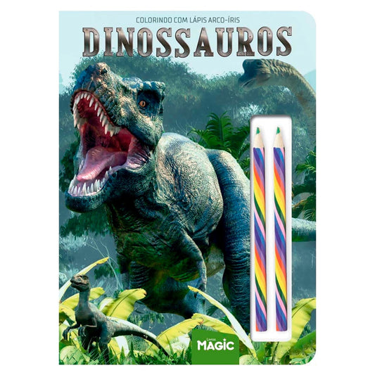 Dinossauros | Colorindo Com Lápis Arco-Íris