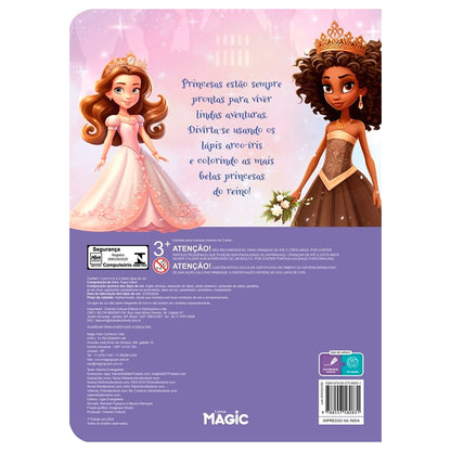 Princesas | Colorindo Com Lápis Arco-Íris