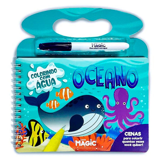 Oceano | Aquabook | Colorindo Com Água