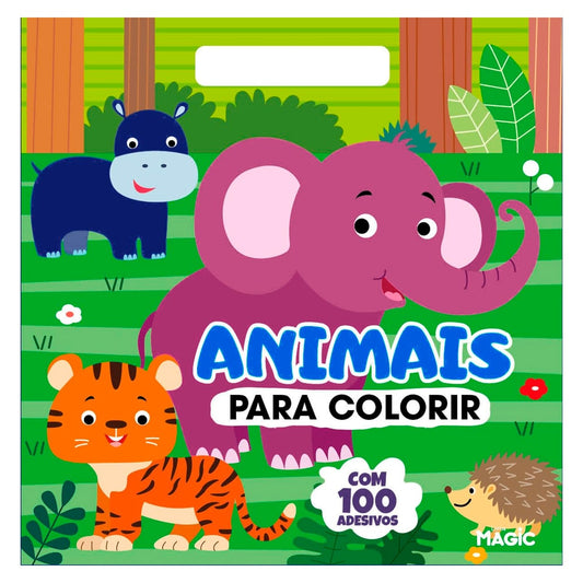 Animais Para Colorir| 100 Adesivos