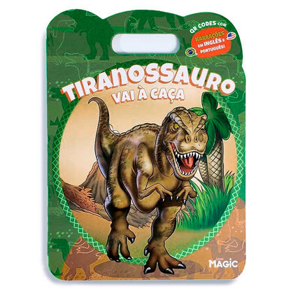 Tiranossauro Vai a Caça | QR Codes de Narrações em Inglês e Português
