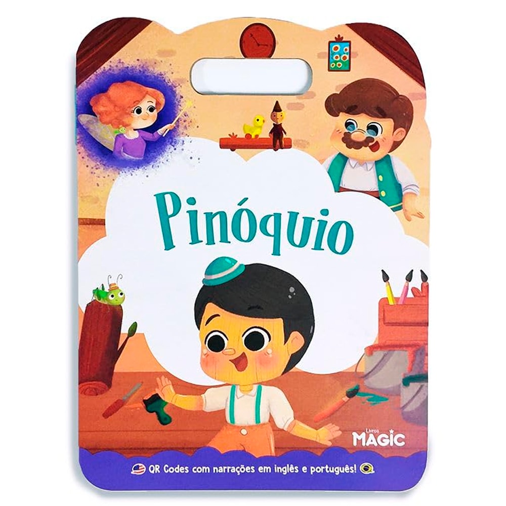 Pinóquio | QR Codes de Narrações em Inglês e Português