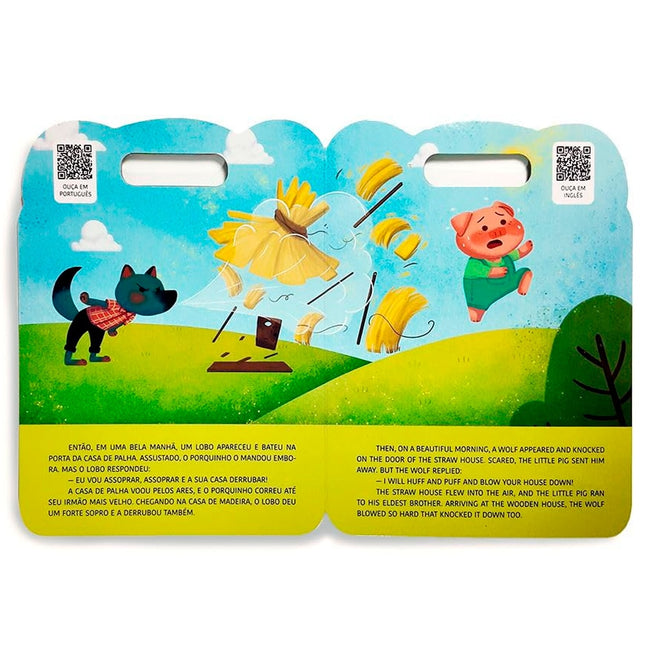 Os Três Porquinhos | QR Codes de Narrações em Inglês e Português
