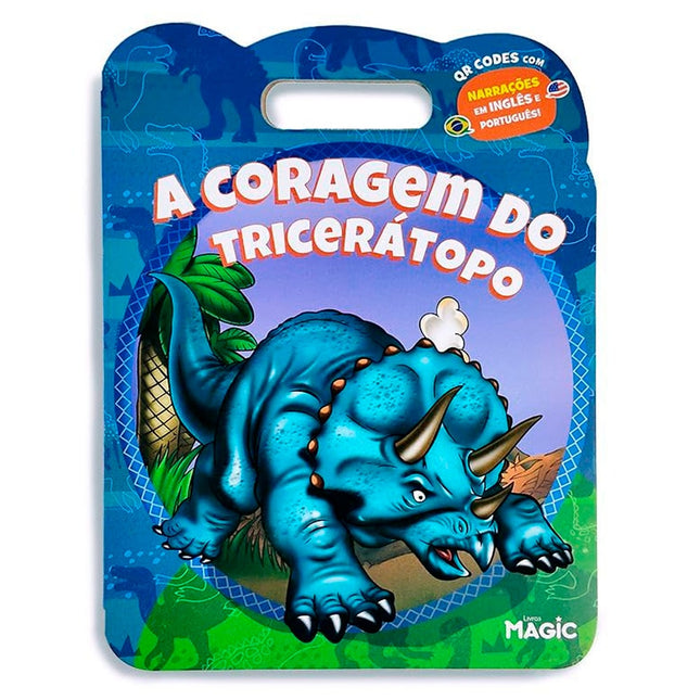 A Coragem do Triceratopo| QR Codes de Narrações em Inglês e Português