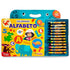 Colorindo |  Alfabeto | 12 Gizes de Cera