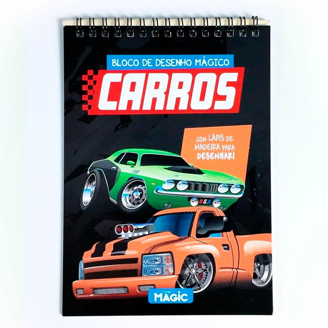 Carros |  Bloco de Desenho Mágico