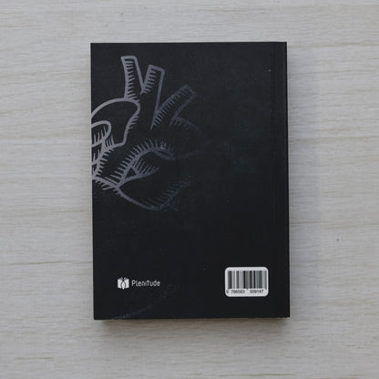 Bíblia Sagrada Média Lettering Abri meu Coração | ARC | Capa Brochura Preta