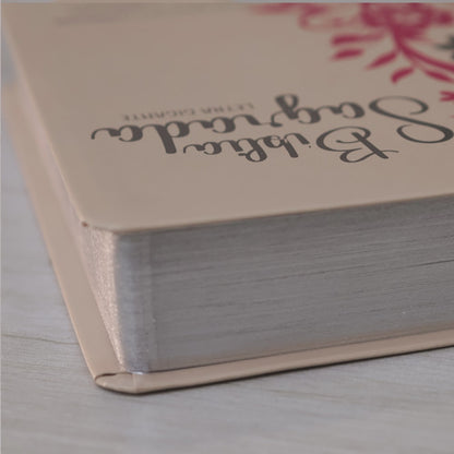 Bíblia Sagrada | Letra Gigante | ARC | Harpa Avivada e Corinhos | Capa PU Luxo Rosê e Pink