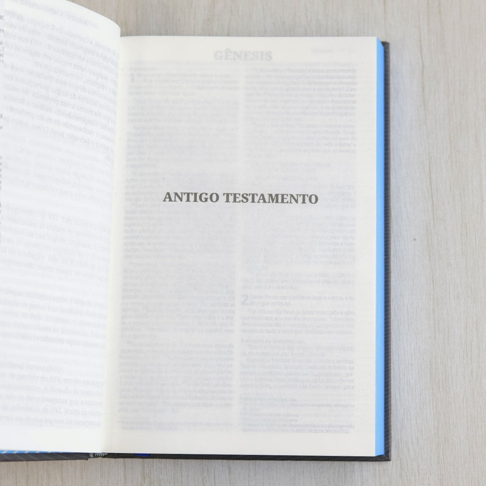 Bíblia Sagrada | NVI | Neon Azul | Capa Dura