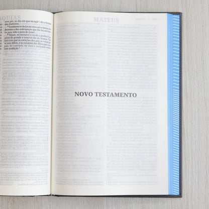 Bíblia Sagrada | NVI | Neon Azul | Capa Dura
