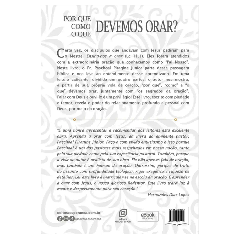 Aprenda a Orar Com Jesus | Paschoal Piragine Junior