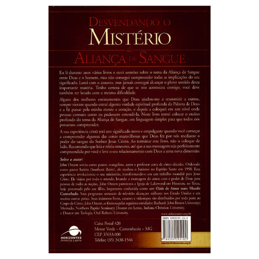 Desvendando o Mistério da Aliança de Sangue | John Osteen