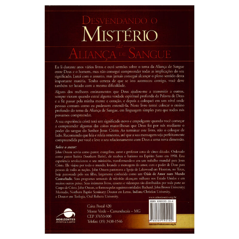 Desvendando o Mistério da Aliança de Sangue | John Osteen