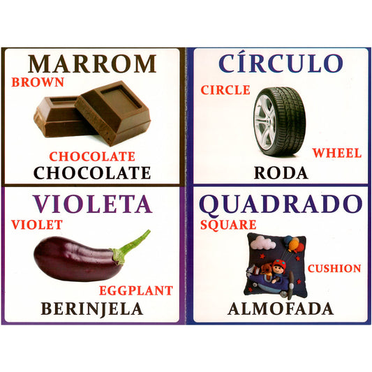 Minha Primeira Enciclopédia  Bilíngue | Cores e Formas