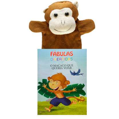 Fábulas Divertidas | O Macaco Que Queria Voar | Com Fantoche