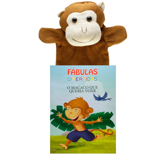 Fábulas Divertidas | O Macaco Que Queria Voar | Com Fantoche