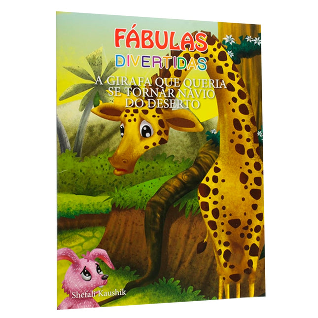 Fábulas Divertidas | A Girafa Que Queria Se Tornar Navio do Deserto | Com Fantoche