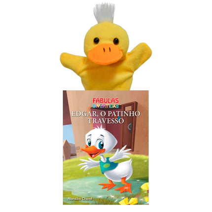 Fábulas Divertidas | Edgar O Patinho Travesso | Com Fantoche