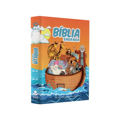 Bíblia Sagrada Infantil | NAA | Capa Brochura Arca
