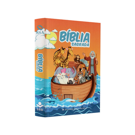Bíblia Sagrada Infantil | NAA | Capa Brochura Arca