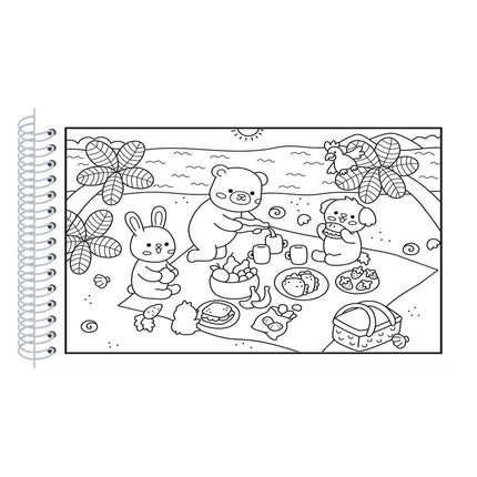 Comfy e Cozy | Livro de Colorir | Capa Dura Verde