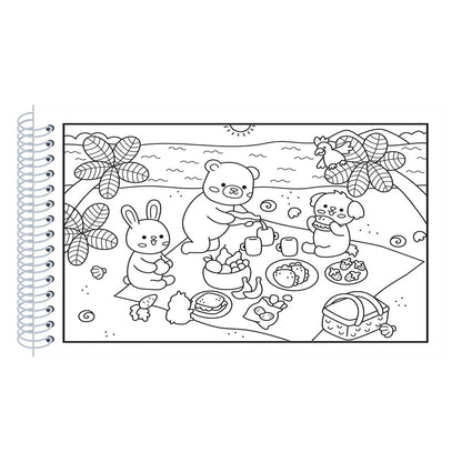 Comfy e Cozy | Livro de Colorir | Capa Dura Verde