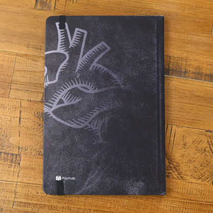 Caderno Moleskine | Com Pauta | Capa Abri Meu Coração