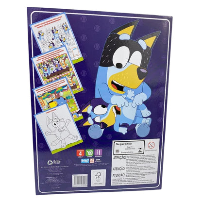 Bluey | Para Pintar | 6 Lápis de Cor