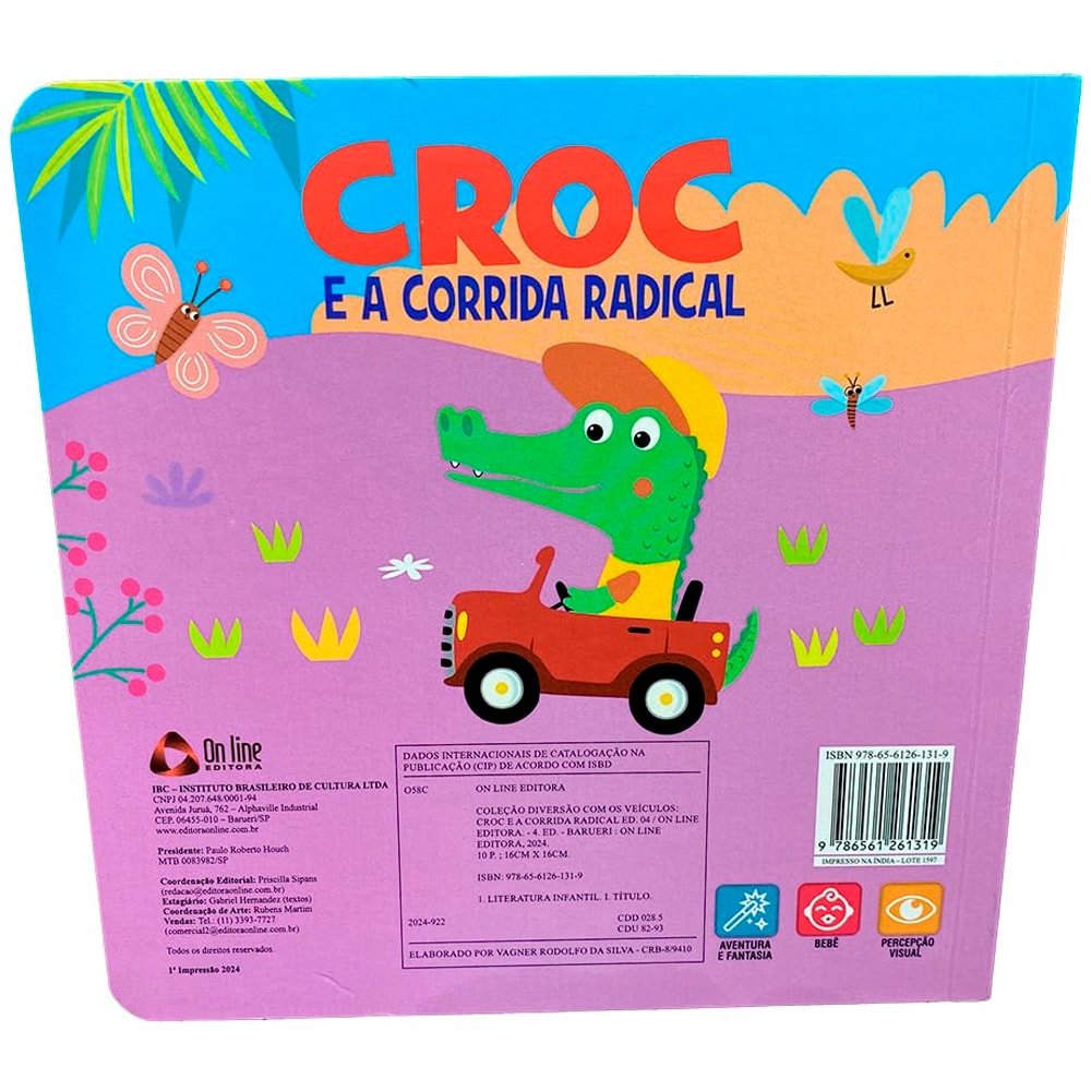 Coleção Diversão Com os Veículos | Croc e a Corrida Radical
