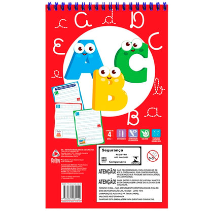 Riscabook | Alfabeto | Letras Cursivas | Escreva e Apague