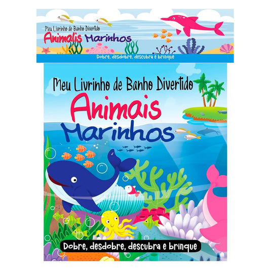 Meu Livrinho de Banho Divertido |  Animais Marinhos