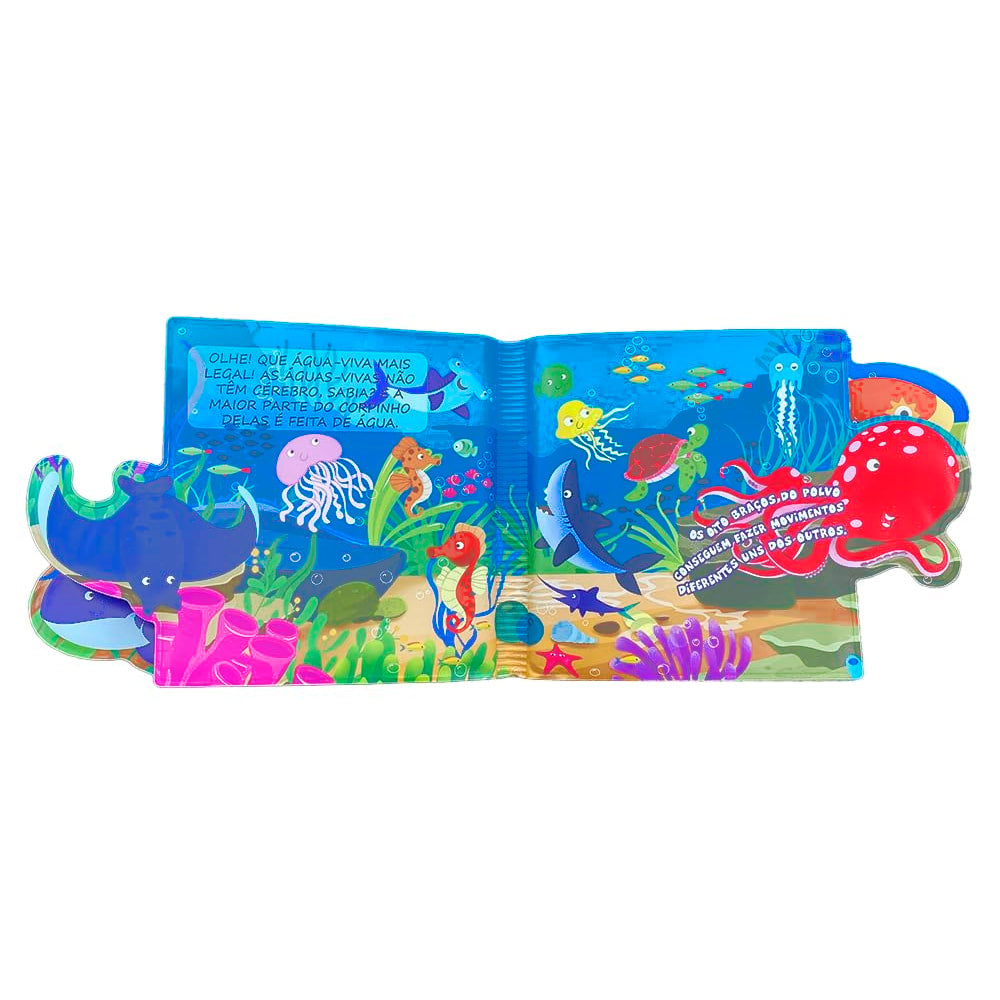 Meu Livrinho de Banho Divertido |  Animais Marinhos