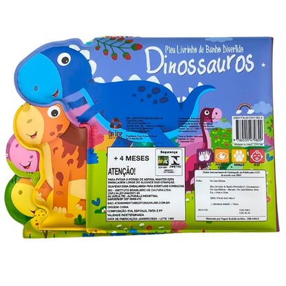 Meu Livrinho de Banho Divertido | Dinossauros