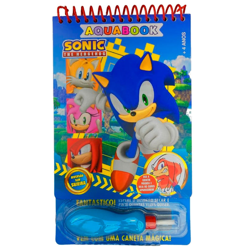 Aquabook Sonic | Diversão Sem Sujeira
